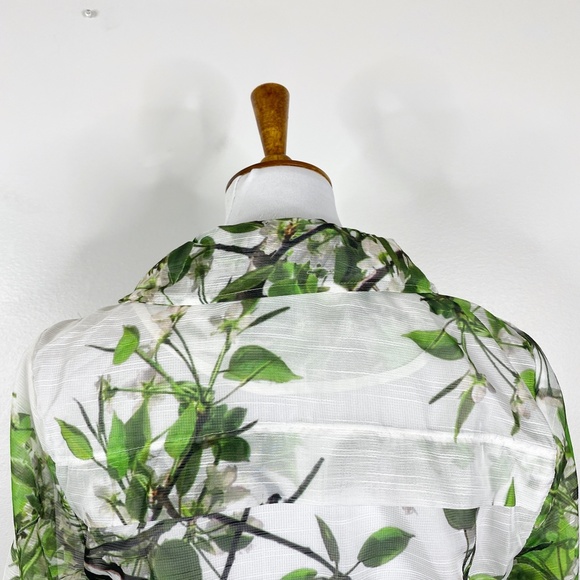 NWT Luii Sheer Branches Jacket Sz. S Lightweight w/Hood - Picture 8 of 16